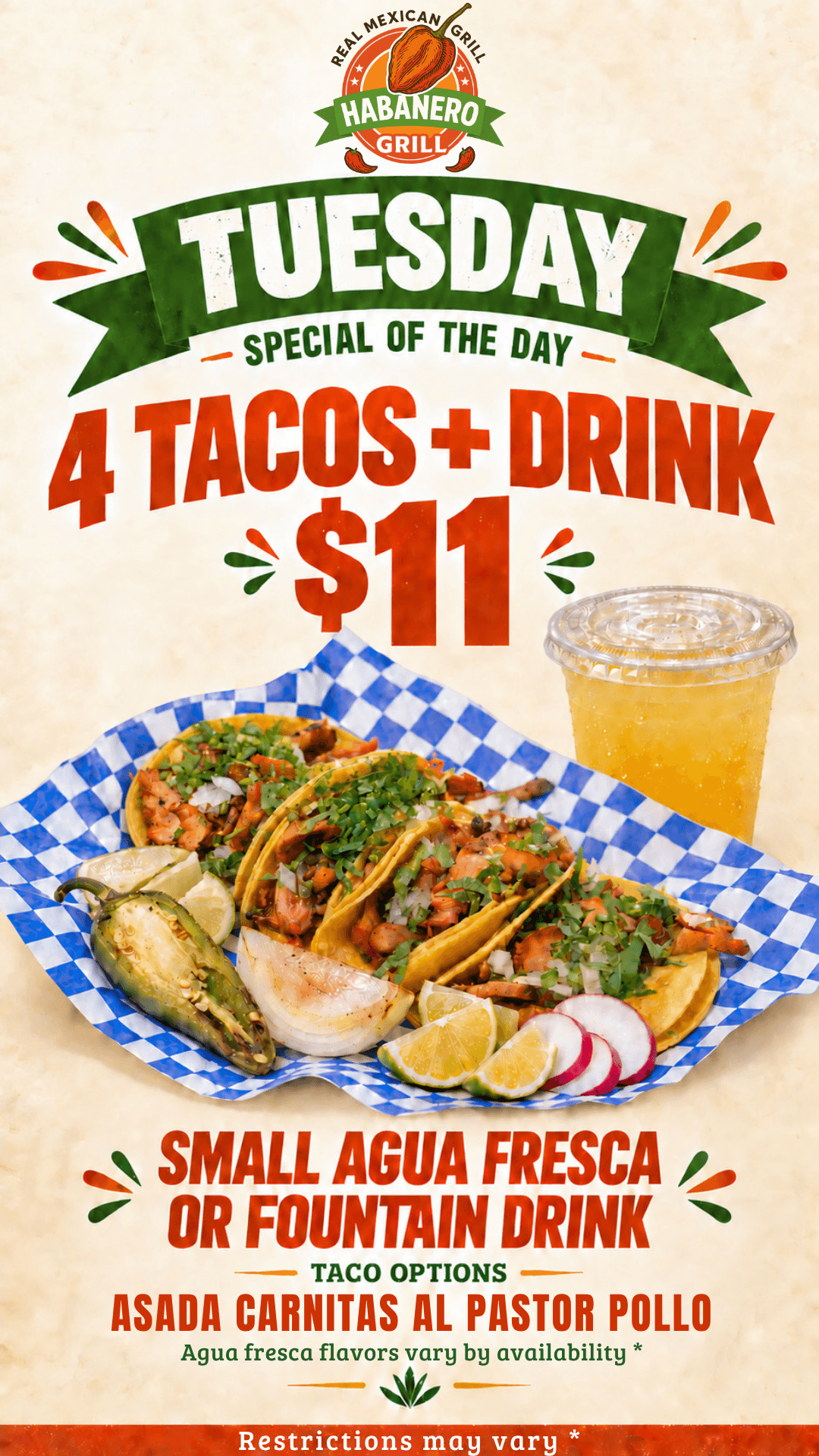 Tuesday special